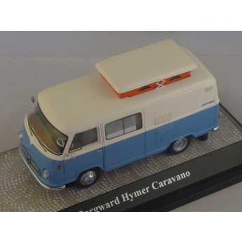 Borgward Hymer caravane bleu et crme  1/43