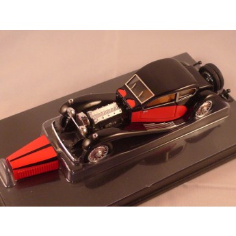 Bugatti T50 1933 noir et rouge 1/43