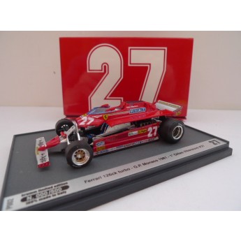 Ferrari 126ck turbo Grand Prix Monaco 1981 N27 Villeneuve