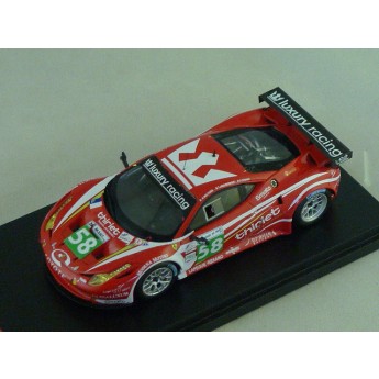 FERRARI 458 Italia GT2 Luxury Racing n58 Le Mans 2011 Beltoise - Thiriet - Jakubowski  1/43