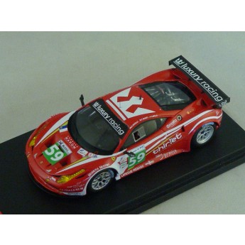 FERRARI 458 Italia GT2 Luxury Racing n59 Le Mans 2011 Ortelli - Makowiecki - Melo   1/43