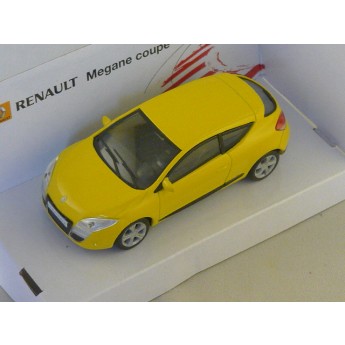 Renault megane coupé jaune   1/43