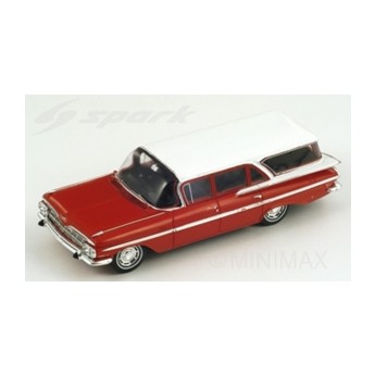  CHEVROLET Impala Station Wagon 1959 Red Spark 1/43