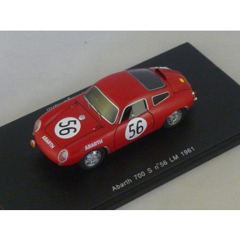 Abarth 700 S N°56 Le Mans 1961 Sala - Rigamonti Spark 1/43 