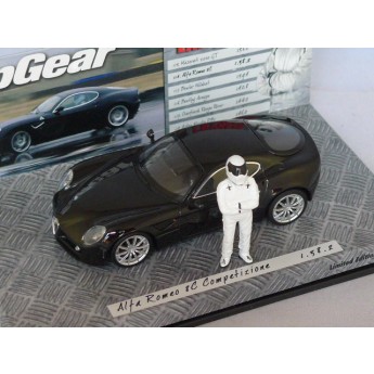 Alfa romeo 8C competizione top gear noir 1/43