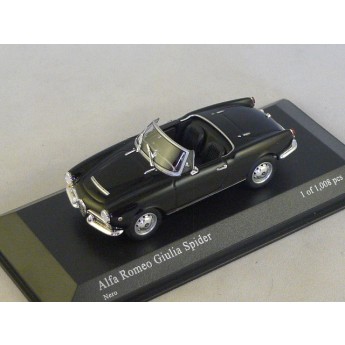 Alfa Romeo Giulia Spider 1962 noir  1/43