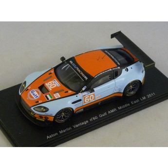 ASTON MARTIN Vantage Gulf AMR n60 le mans 2011  Spark 1/43 