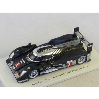 AUDI R18 TDI Team Joest n1 Le Mans 2011 Bernhard - Dumas - Rockenfeller  Spark 1/43 