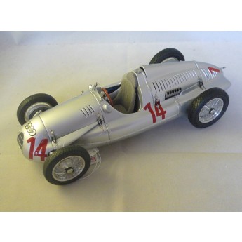 Auto Union Type D GP France 1939 N14 Schorch argent 1/18