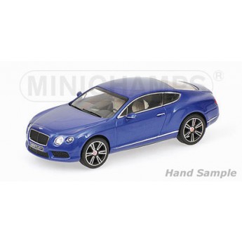 BENTLEY Continental GT V8 bleu metal 2011   1/43