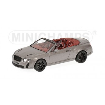 BENTLEY CONTINENTAL Supersports Cabriolet 2010 gris mat 1/43