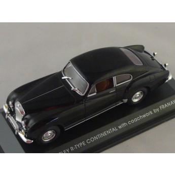 Bentley type R continental 1934 black with coachwork by franay 1/43