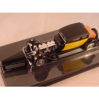 Bugatti 41 royale Weyman 1929 jaune et noir 1/43