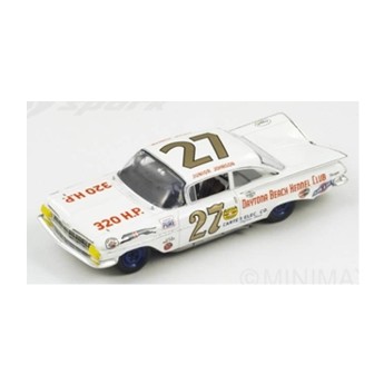 CHEVROLET Byscaine n27 Vainqueur Daytona 500 1960 Junior Johnson Spark 1/43