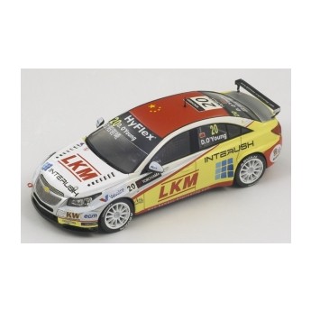  CHEVROLET Cruze 1.6T n20 1er (Pilote priv) Macau WTCC 2012 D. OYoung Spark 1/43