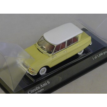 Citroen Ami 6 jaune 1964 1/43