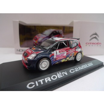 Citroen c2 super 1600 Rallye du Var 2008 loeb N1