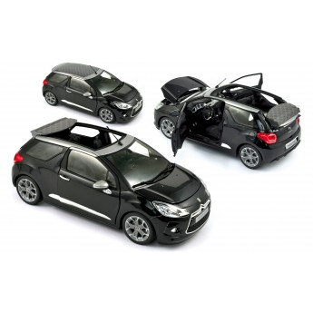 Citroen DS3 Cabrio 2013 - Perla Nera noir ou aluminium 1/18