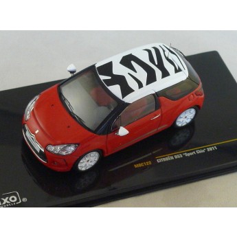 Citroen DS3 Sport chic 2011 rouge 1/43 IXO