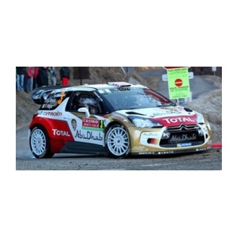 CITROEN DS3 Total Abu Dhabi WRT n3 3me Monte Carlo 2014 K. Meeke - P. Nagle  Spark 1/43