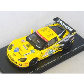 CORVETTE C6 ZR1 Corvette Racing n73 11me Le Mans 2011 vainqueur LM GTE Pro class  Spark 1/43 