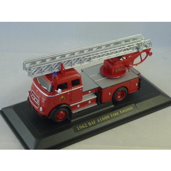 Daf A1600 Pompiers 1962 rouge   1/43 