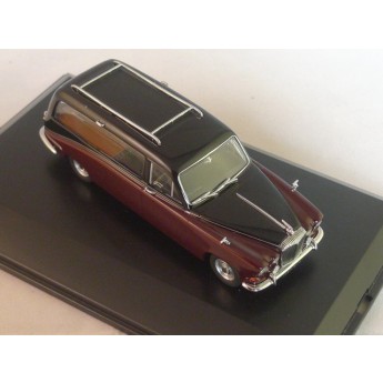 Daimler ds 420 corbillard noir et bordeaux  1/43