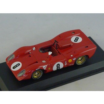 Ferrari 312 P spider 1000km Spa 1969 N8 Rodriguez - Piper 1/43