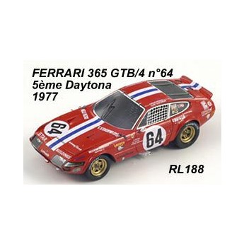 Ferrari 365 GTB / 4 N64 daytona 1977 Newman - Minter - Robinson