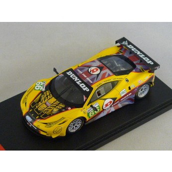 FERRARI 458 Italia GT2 JMW Motorsport Dunlop n66 Le mans 2011 Bell - Sugden - Maassen  1/43