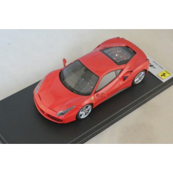 FERRARI 488 GTB Genve Motorshow 2015 rouge course metal   1/43