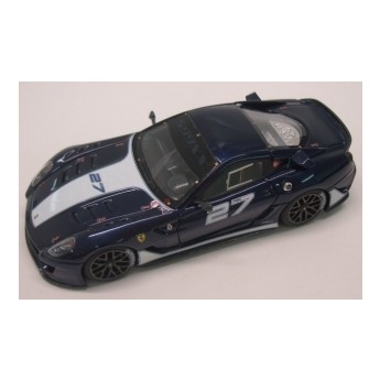 Ferrari 599 XX version client N27 bleu tour de France 1/43