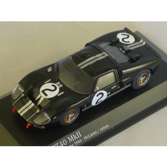 FORD GT40 MKII Vainqueur 24 Heures du Mans 1966 N2 1/43