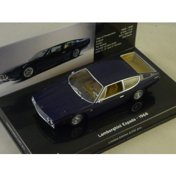 LAMBORGHINI ESPADA 1968 bleu 1/43