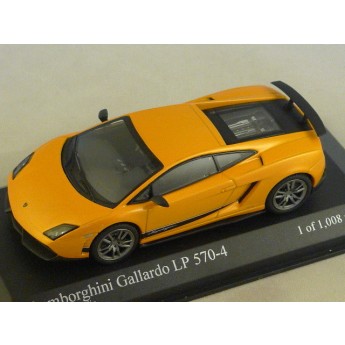 LAMBORGHINI GALLARDO LP 570-4 SUPERLEGGERA 2011 orange metal     1/43 