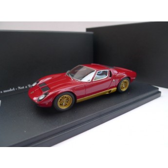 Lamborghini miura sv 1971 rouge et or ou jaune 1/43