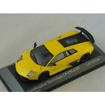 LAMBORGHINI MURCIELAGO LP 670-4 SV 2009 jaune  1/43