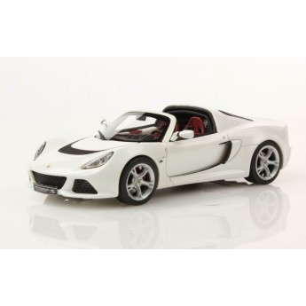 Lotus Exige S Roadster salon de l'auto de Genve 2012 blanc glac ou bleue persian looksmart  1/43