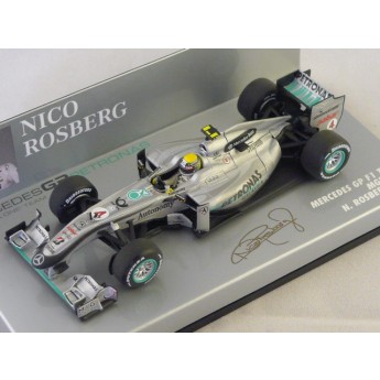 Mercedes gp F1 team mgp W01 Rosberg 2010 N4  1/43