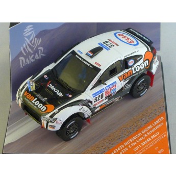 Mitsubishi Racing Lancer N320 Dakar 2011 Van Loon - Scholtalbers   1/43