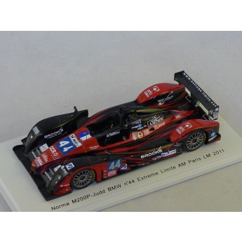 Norma M200P Judd Bmw N44 Extreme limite Le mans 2011 Rosier - Haezebrouck - De Fournoux  Spark 1/43 