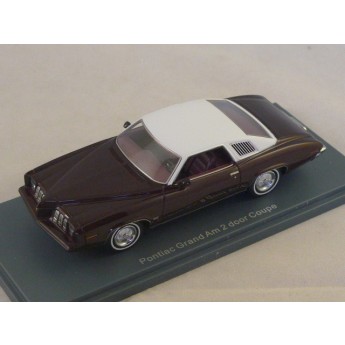 Pontiac Grand AM 2 portes coup rouge / gris mtallis - 1973    1/43