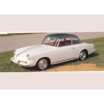 PORSCHE 356 B BERLINA BEUTLER blanc    1/43