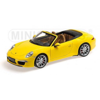 Porsche 911 Carrera S type 991 2012 jaune 1/18