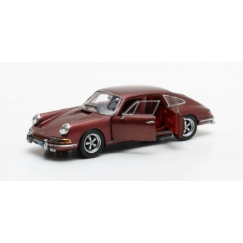 Porsche 911 Troutman Barnes marron mtallis - 4 portes ouvertes - 1971     Matrix 1/43  