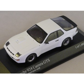 PORSCHE 924 CARRERA GTS - PRESENTATION - 1980 blanc  1/43