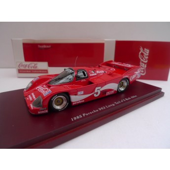 Porsche 962 long tail 1985 r N5 coca cola bob Akin truescale