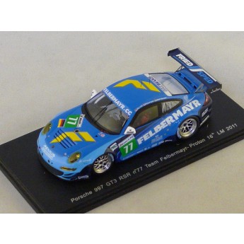 Porsche 997 GT3 RSR N77 Felbermayr Proton Le mans 2011  Spark 1/43  