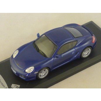 Porsche cayman S 2007 bleu nuit  1/43