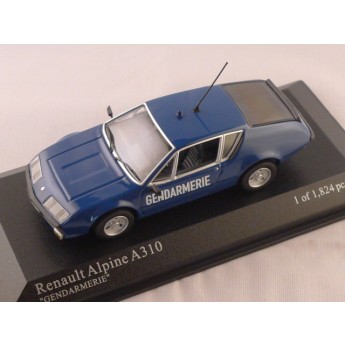 Renault alpine A 310 gendarmerie 1976  1/43